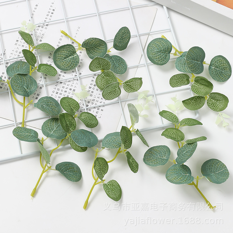 Simulated Plant Accessories Small Eucalyptus Leaves, Money Grass, Eucalyptus Leaves, Fake Green Plants, DIY Materials, Decorative Flower Box Leaves Simulated Plant Accessories Small Eucalyptus Leaves, Money Grass, Eucalyptus Leaves, Fake Green Plants, DIY Materials, Decorative Flower Box Leaves