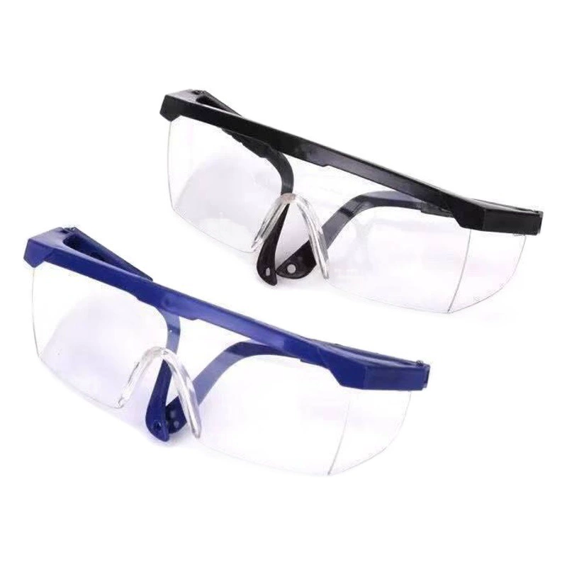 В наличии Телескопические защитные очки Blue Frame Ветрозащитные, пыленепроницаемые, ударопрочные и брызгозащищенные очки для охраны труда 12 пар