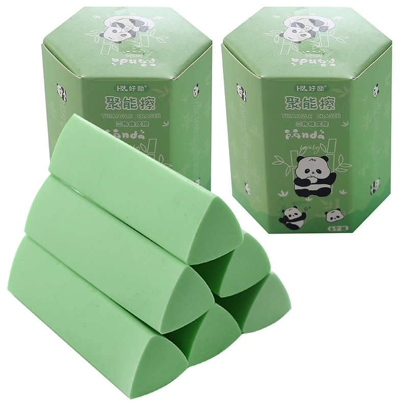 지우개 색삼각형 지우개 대형 초등학교 지우개 깨끗하고 이물질이 적은 HB 연필 지우개