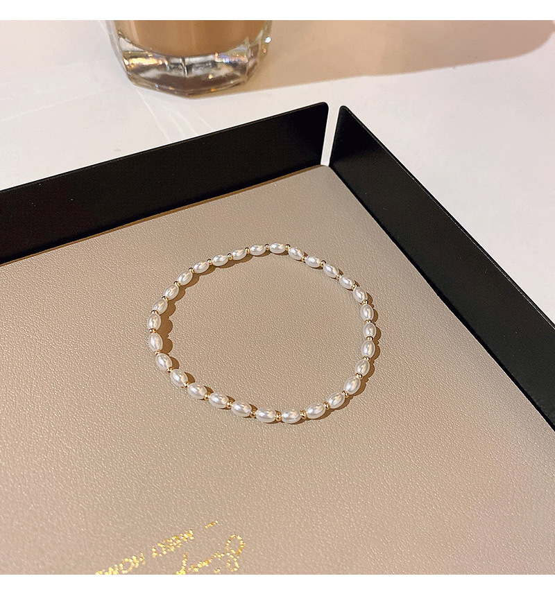 Simple Style Solid Color Imitation Pearl Bracelets