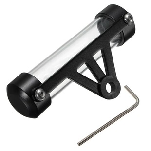 Hot sale motorcycle modified photo rack tax bill tube aluminum tempered glass transparent tax tube car tube tax tray bracket