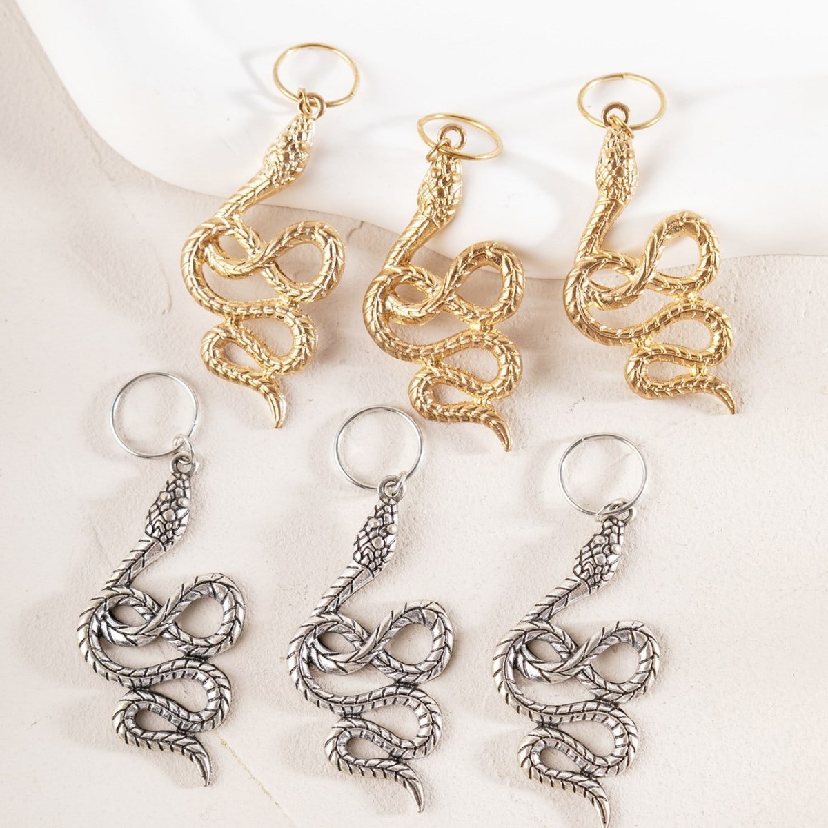 Moda europea y americana elegante accesorios para el cabello estilo étnico espiral horquilla anillo de pelo updo tocado en forma de serpiente trenza sucia hebilla de pelo irlandés image 10