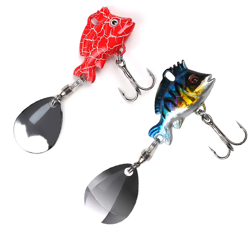 Metal Blade Baits Sinking VIB Lures Spinner Baits Fresh Water Bass Swimbait Tackle Gear