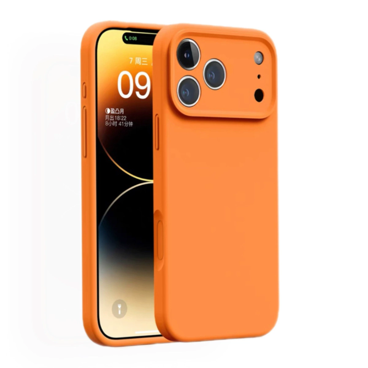 Чехол для телефона из силикона, совместимый с iPhone 17, защита для объектива, модель 17 Pro Max