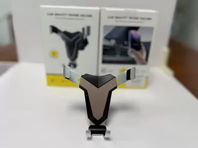 Car phone holder Car Phone Holder Aluminum - gold-panel-hook-clip-packaging-box