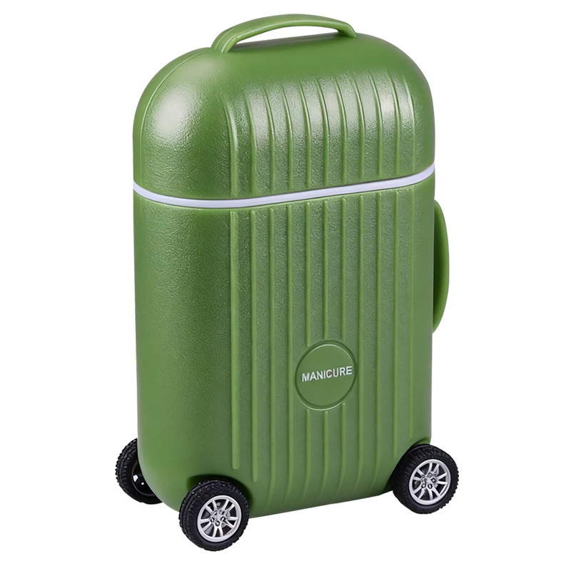 Green suitcase