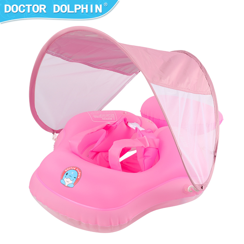 Doctor Dolphin | Bebé acostado anillo de natación toldo mentira anillo niños mentira anillo médico delfín bebé acostado anillo especial