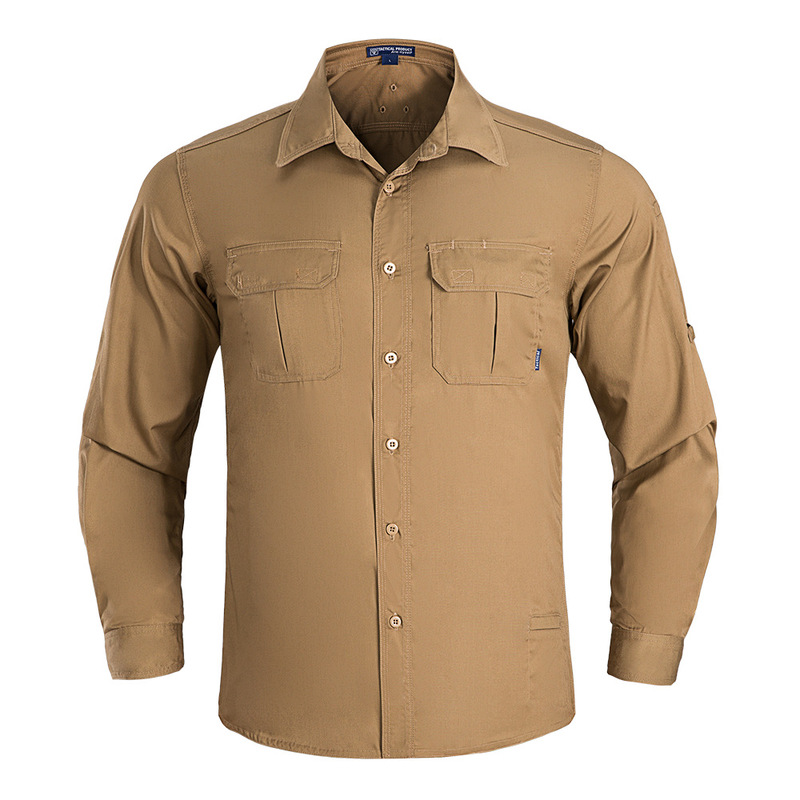 Oem511 Tactical Shirt Men's Outdoor Multi-Functional Autum Shirt Work Clothing Training Uniform Long-Sleeved Military Camouflage