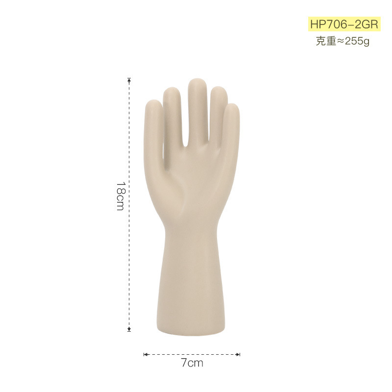 Escórdico de tamaño simple de la palma de mano artesanía decoración sala de estar TV gabinete biblioteca dormitorio decoración suave