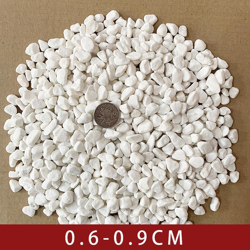 50kg 흰색 자갈 0.6-0.9cm