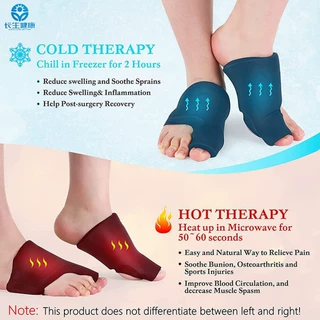 重复使用冷热敷脚趾用足部凝胶袜冰敷脚套Foot Ice Pack for Toes