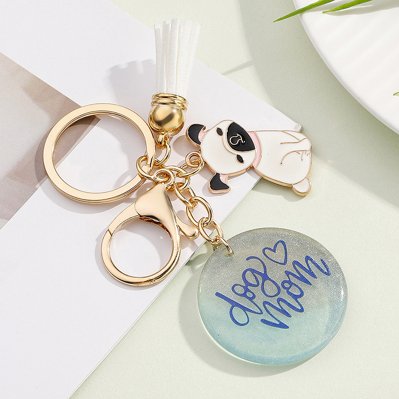 Cute Letter Resin Mother's Day Unisex Keychain display picture 10