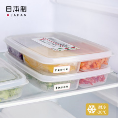日本輸入冷蔵庫収納ケース食品級専用冷凍肉分格別ネギとショウガのおかずを冷凍して新鮮に保つ