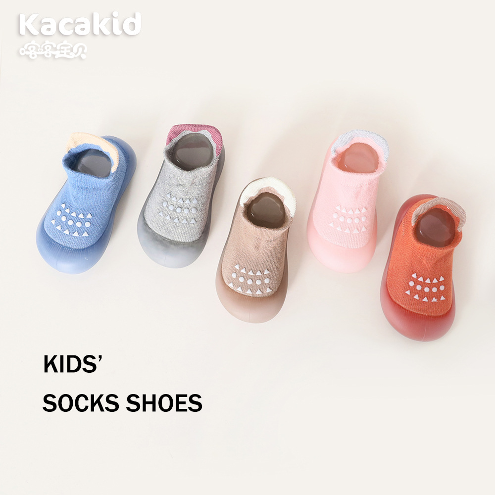 Baby's Non-slip Toddler Shoes Baby's Wear-resistant Soft Sole Shoes Indoor Rubber Sole Outer Wear Soft Socks Shoes Children's Shoes