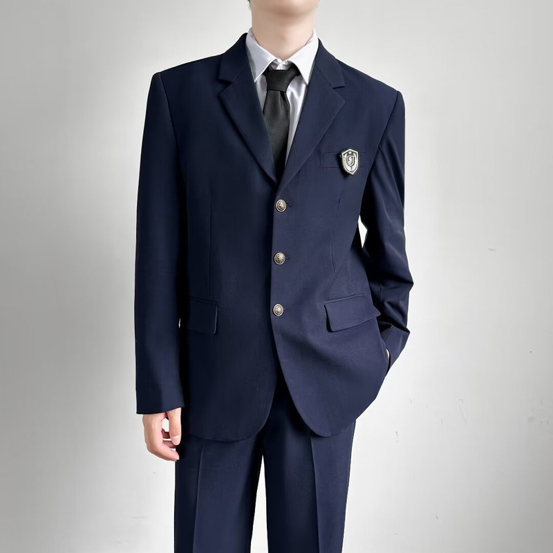2025 Youth Japanese Style College Suit Jacket for Men and Women Slim Fit Stylish Spring and Autumn Suit Coat Trend 2025 Youth Japanese Style College Suit Jacket for Men and Women Slim Fit Stylish Spring and Autumn Suit Coat Trend