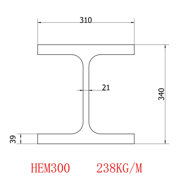 欧标H型钢HEM300CE认证批发价格欧标无缝管