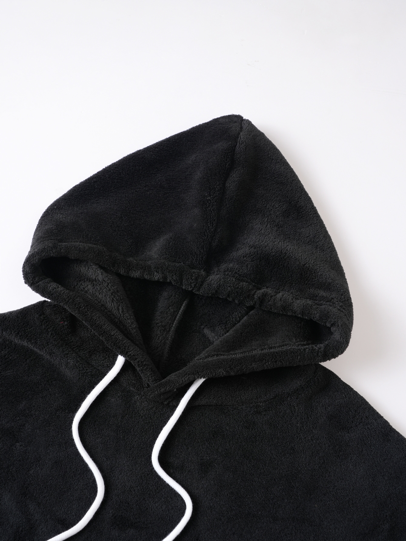 Men's Winter Hooded Sweatshirt Fleece-lined Pullover Oversized_voghion.com