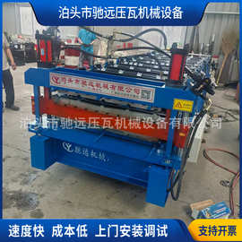 彩钢全自动压瓦机 冷弯成型压瓦机械设备840-900双层压瓦机