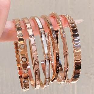 (Cross-border trading), bracelet with zircon, design small jewelry, 2026 years, light luxury style, high-quality style, bright catchy style