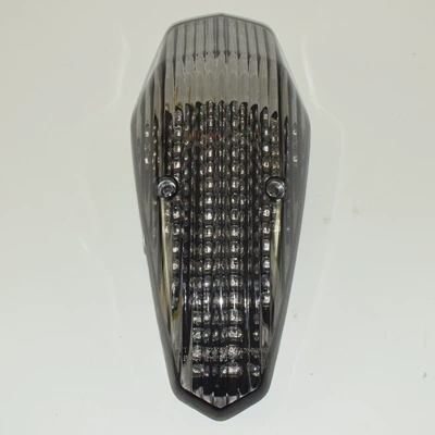 Suitable for Honda Shadow Aero 750 Vt750C Modified Led Rear Tail Light Brake Turn Signal Assembly (Motorcycle tail) - smoky-black