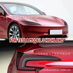 Tesla Model3 2024 avtomobil lampası qaraldıcı qoruyucu film, yüksək işıq keçiriciliyi