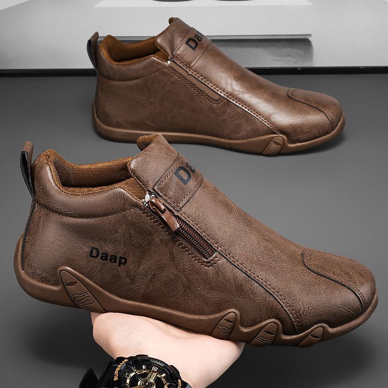 2025 nuevos zapatos de hombre de otoño zapatos casuales de alto nivel zapatos de trabajo de hombre tendencia de zapatos de montaña al aire libre