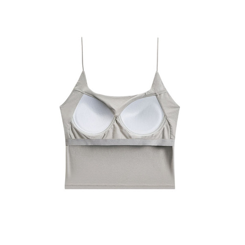 Women's underwear with breast pads and beautiful back