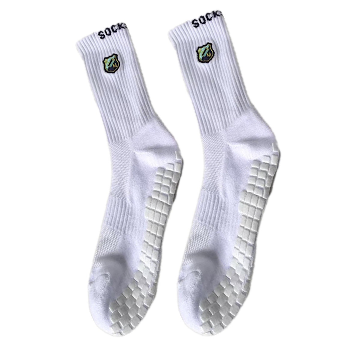 Export overstock, genuine product, unisex sports anti-slip football socks, embroidered + socksess, antibacterial