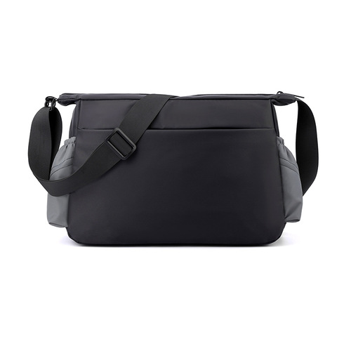 Cross-border new men's crossbody bag, outdoor sports shoulder bag, large capacity travel bag, Oxford cloth men's business bag