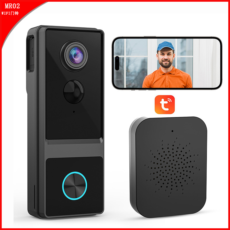 可视门铃智能wifi对讲门铃低功耗监控无线门铃智能语音对讲720P
