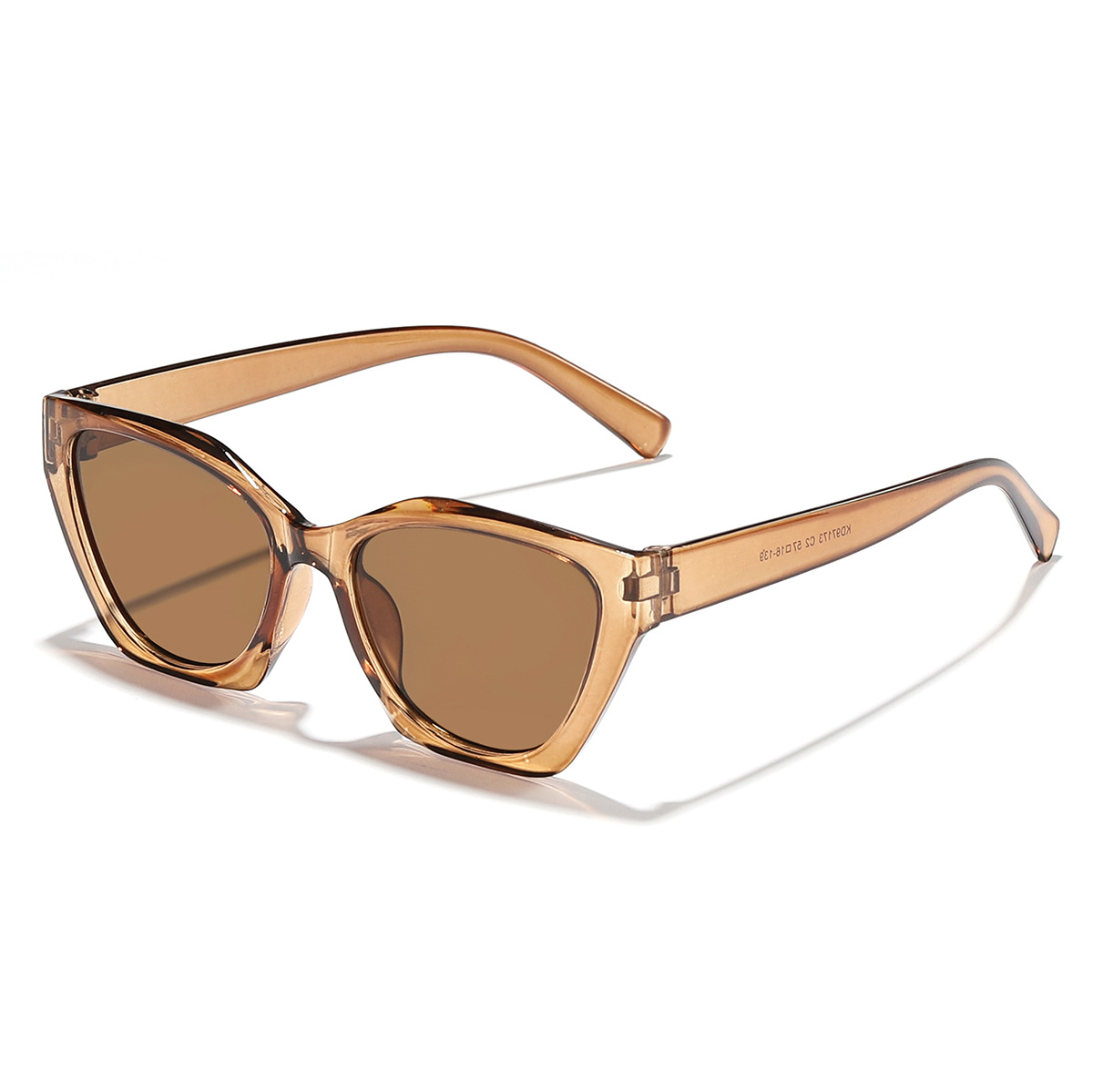 2024 nuevo retro irregular de bordes estrechos de color negro gafas de moda al aire libre protección solar desgaste esencial gafas de sol