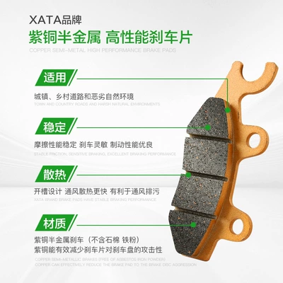 Xata Semi-Metallic Brake: Tormoz supportları