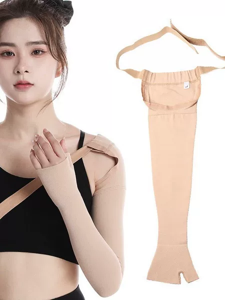 Elastic sleeve pressure bandage, tubular bandage, upper limb fixator, post-operative arm support, elbow brace, health protection for palm and wrist