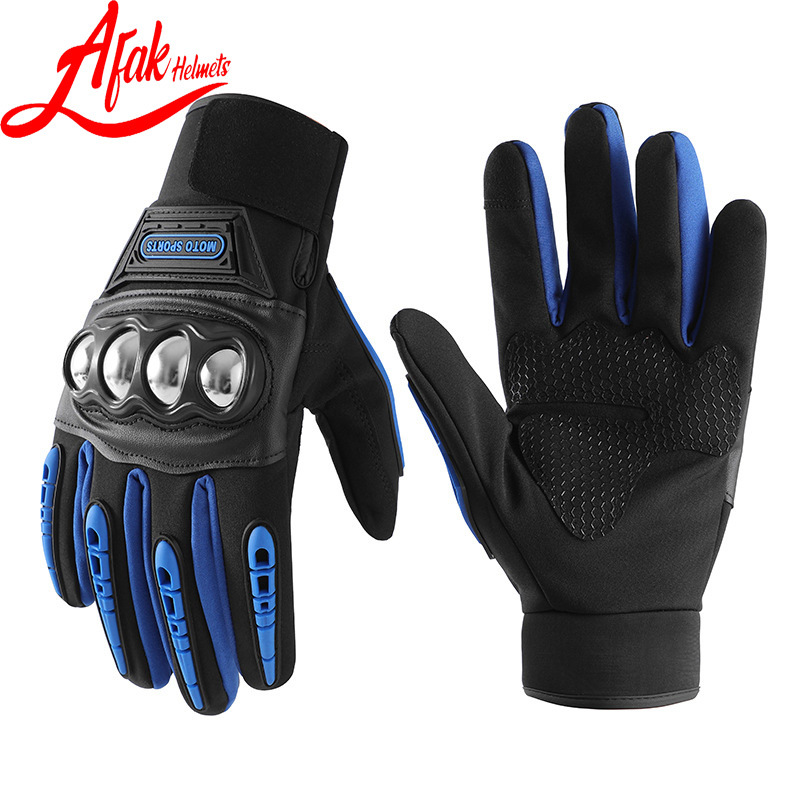 Four Seasons Racing Knight protector de la motocicleta guantes de montar caliente pantalla táctil resistente a la caída a prueba de viento unisex al por mayor