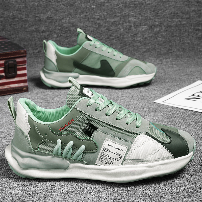 Zapatos de hombre transpirables de invierno, modelo nuevo 2026, deportivos casuales de malla, diseño nicho para correr, estilo Forrest Gump, zapatos de papá, versátiles y a la moda.