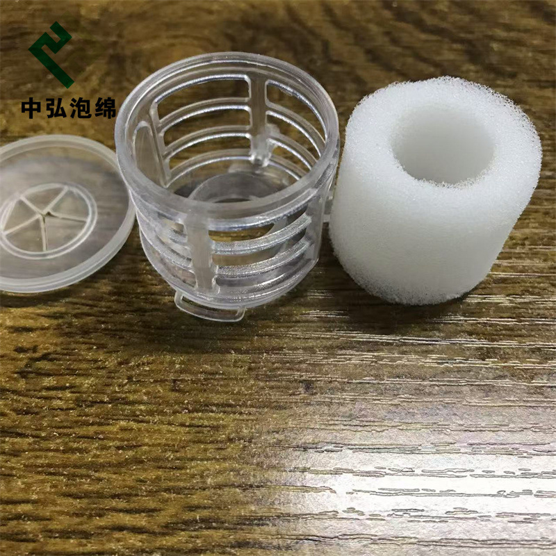 气切人工鼻过滤绵圆柱聚醚海绵圆管冲压成型透气性海绵管加工