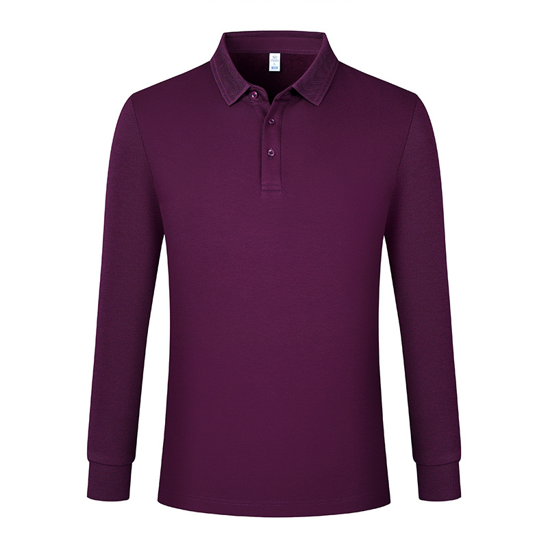 Trajes de oficina de hombre ropa de alta calidad personalizada algodón modales otoño invierno camisa polo personalizada