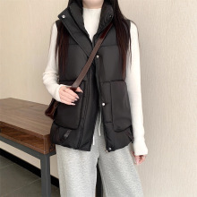 实拍#大码保暖棉背心马甲女款冬季外穿2025新款秋冬显瘦马夹外套