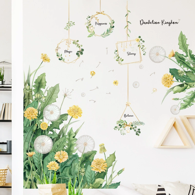 Fresh stickers on wall, sofa, self-adhesive sticker