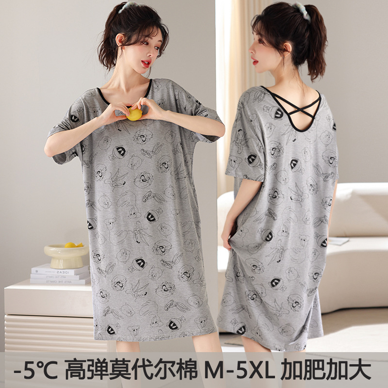 XM3330 모달 잠옷 소프트 스트레치
