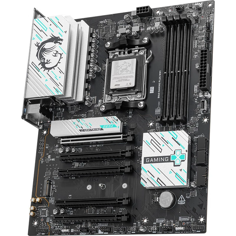 Материнская плата B840 GAMING PLUS WIFI для компьютера, поддерживает CPU AMD 9700X/9