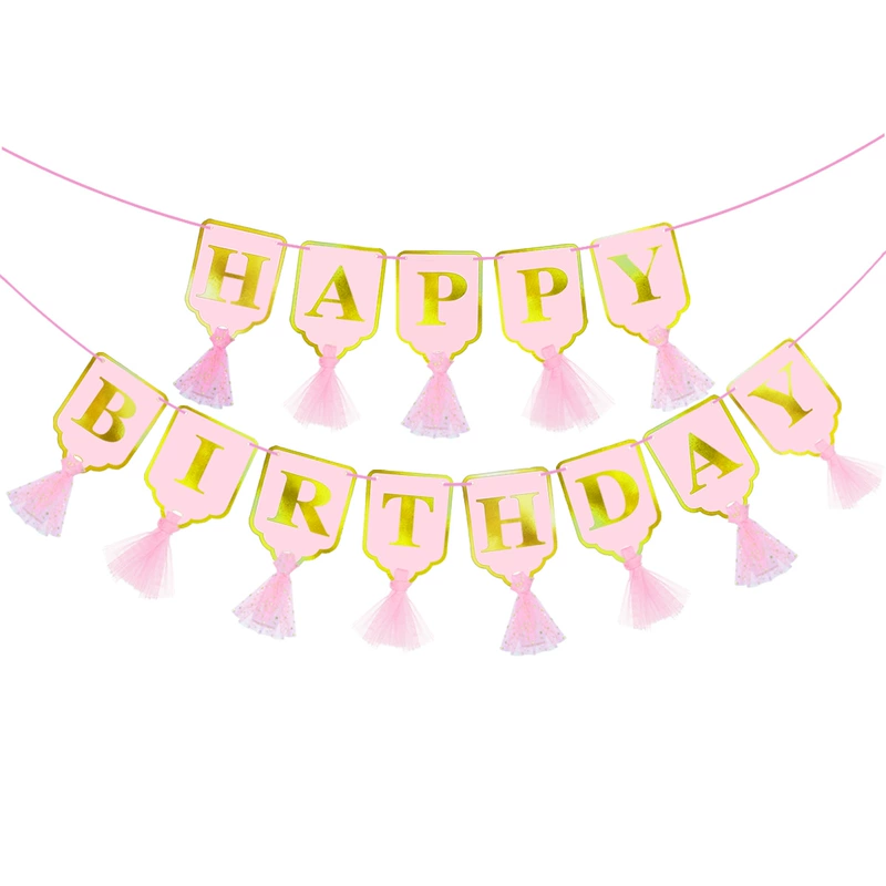 Гирлянда Happy Birthday для оформления праздника