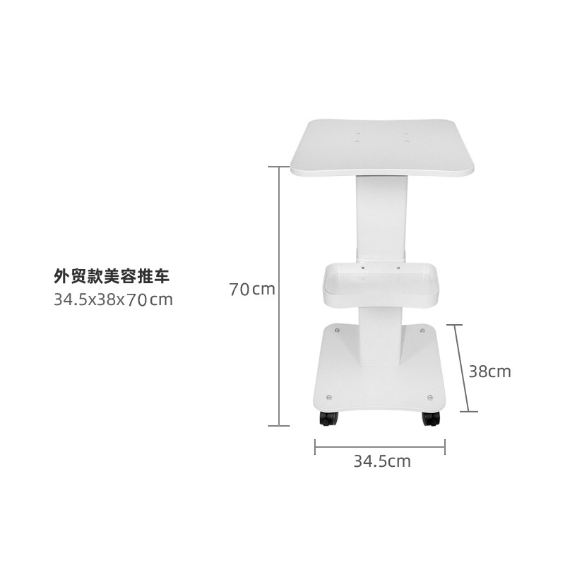 Comercio exterior Carro de belleza salón de belleza instrumento de belleza carro pequeña burbuja picosegundo ceja lavadora estante de almacenamiento móvil