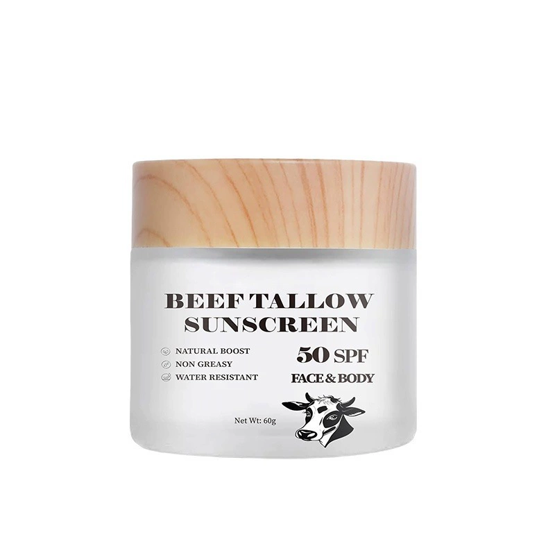 Солнцезащитное масло из говяжьего жира, защитный крем, увлажняющий, питательный, увлажняющий и легкий уход за кожей