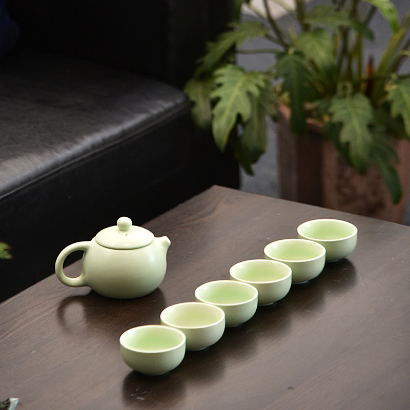 7 머리 딩야오 매실 녹차 세트