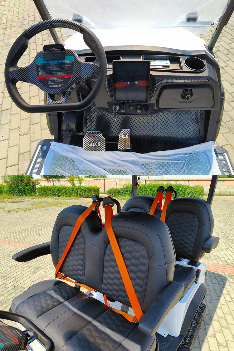 Golf Cart, Electric Four-Wheel Sightseeing Car, Hotel Reception Car, Airport Shuttle Car, Campus Tourist Sightseeing Car