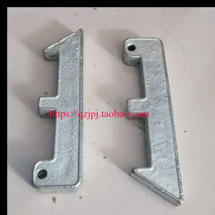 人货电梯门对开连锁装置 施工升降机对开门锁 铸钢门门锁 配件