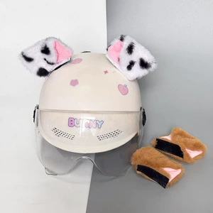 Motorcycle helmet decoration cat ear accessories electric car ski helmet universal