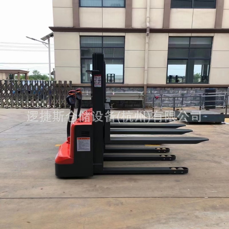 1.5吨2吨升降车电动托盘堆垛叉车H型钢全电动堆高车电瓶升高车