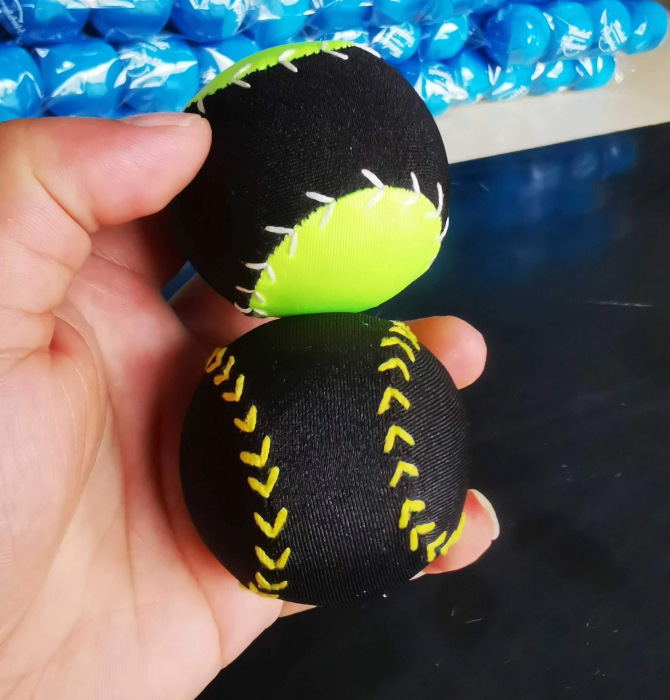 生产手工TPR包布球握力球,水面弹跳球,跳跃球杂耍球弹跳力强